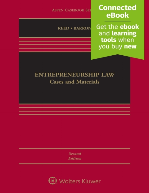 entrepreneurship law 2nd edition stephen f. reed 1543849865, 9781543849868