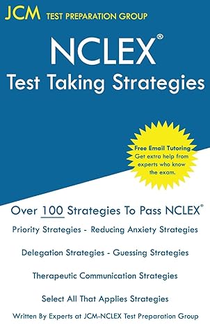 nclex test taking strategies 1st edition jcm nclex test preparation group 1647689767, 978-1647689766