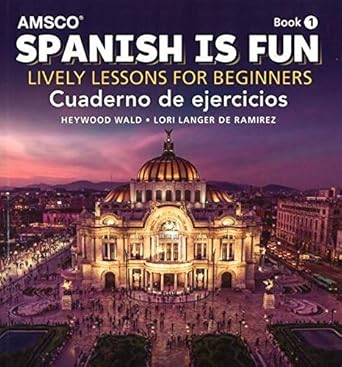 spanish is fun book 1 companion workbook 1st edition perfection learning 1531106331, 978-1531106331