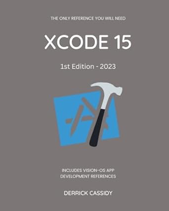 xcode 15 1st edition derrick cassidy b0cccn5wfb, 979-8853130005