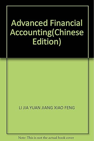 advanced financial accounting 1st edition li jia yuan jiang xiao feng 7509507715, 978-7509507711