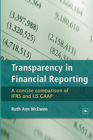 transparency in financial reporting 1st edition ruth ann mcewen 1906659133, 978-1906659134