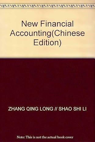 new financial accounting 1st edition zhang qing long // shao shi li 7802214181, 978-7802214187