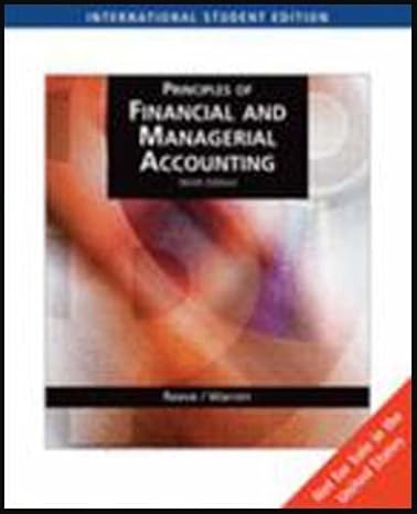 principles of financial and managerial accounting 9th edition reeve 032464521x, 978-0324645217