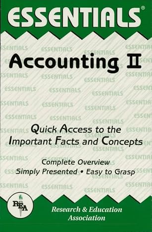 accounting ii essentials 1st edition duane milano b001kirr66, 978-0878916726