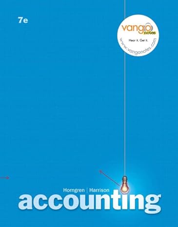 accounting chapters 1 17 7th edition charles t horngren ,walter t harrison 0132399490, 978-0132399494