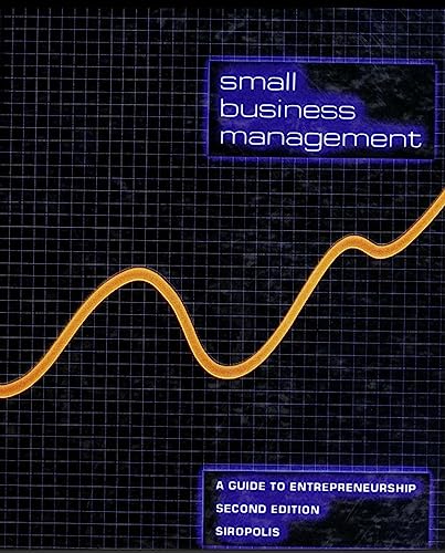 small business management a guide to entrepreneurship 2nd edition siropolis, nicholas c 0395317320,