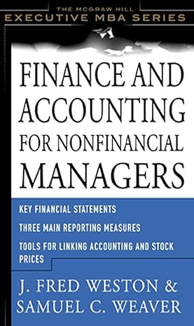 Finance And Accounting For Nonfinancial Managers