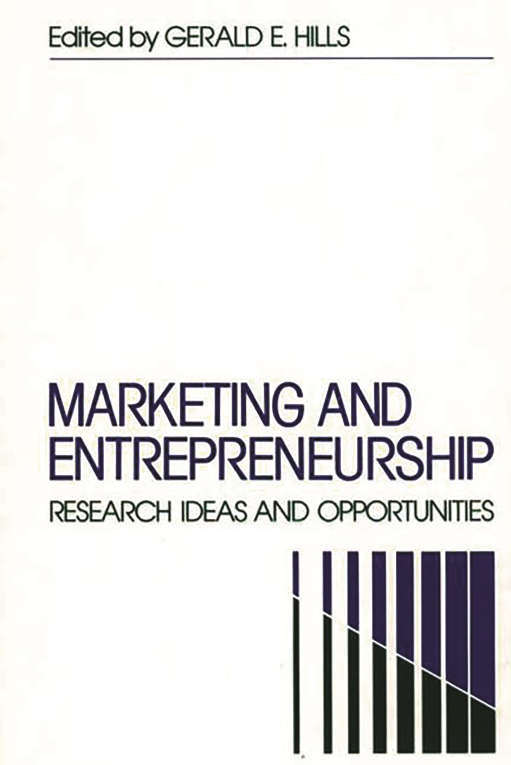 marketing and entrepreneurship research ideas and opportunities  hills, gerald e. 0899307655, 9780899307657