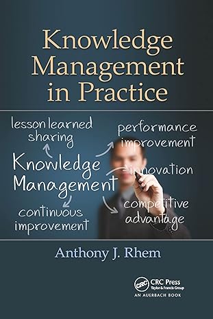 knowledge management in practice 1st edition anthony j. rhem 1032339934, 978-1032339931