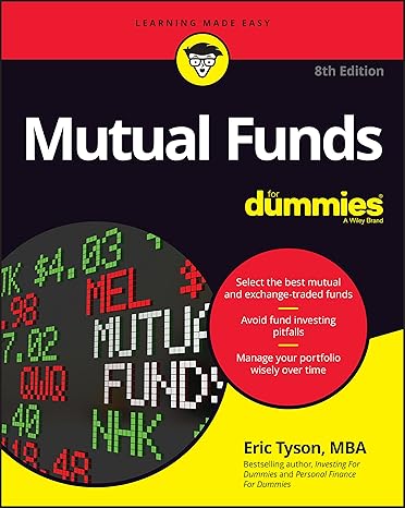 mutual funds for dummies 8th edition eric tyson 1119881765, 978-1119881766