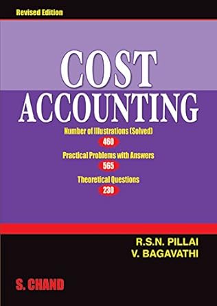 cost accounting 1st edition r. s. n. pillai 8121904935, 978-8121904933