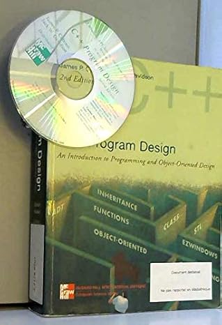 c++ program design internat.2r. edition james p. cohoon ,jack w. davidson 0071161473, 978-0071161473