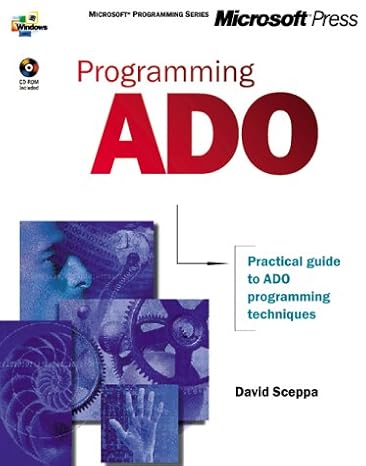 programming ado 1st edition david sceppa 0735607648, 978-0735607644