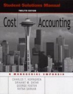 cost accounting 12th revised edition charles t. horngren 0131495933, 978-0131495937