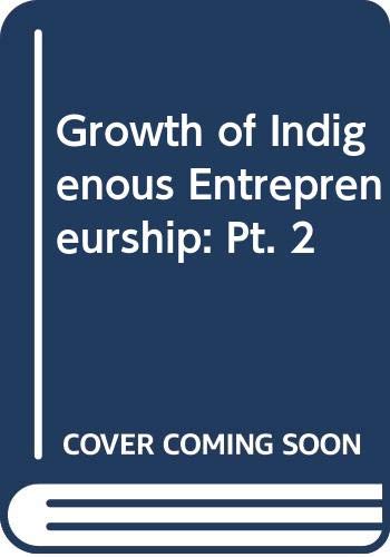 growth of indigenous entrepreneurship  v.s. patvardhan 817154701x, 9788171547012