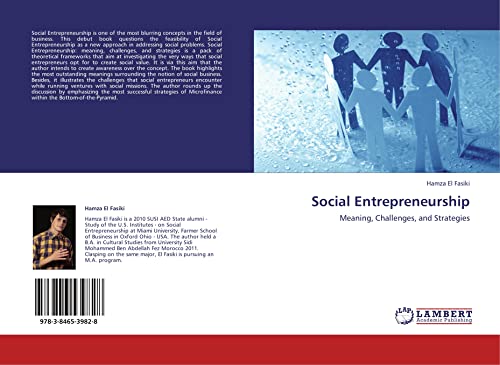 social entrepreneurship meaning challenges and strategies  el fasiki, hamza 3846539821, 9783846539828