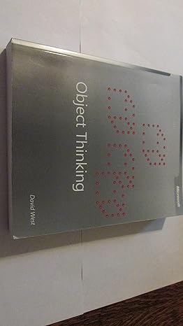 object thinking 1st edition david west 0735619654, 978-0735619654