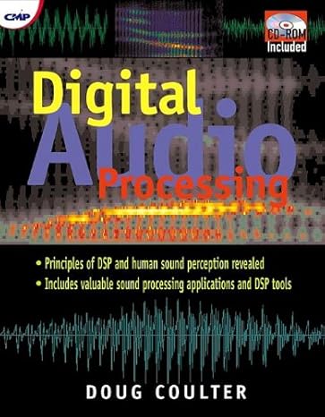 digital audio processing 1st edition doug coulter 0879305665, 978-0879305666