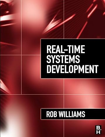 real time systems development 1st edition rob williams 0750664711, 978-0750664714