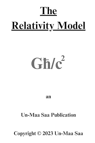 the relativity model 1st edition un maa saa b0cns63jgs, 979-8865177128