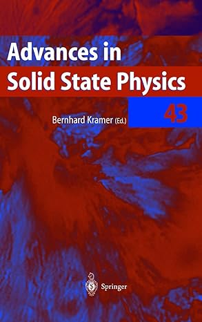 advances in solid state physics 2003rd edition bernhard kramer 3540401504, 978-3540401506