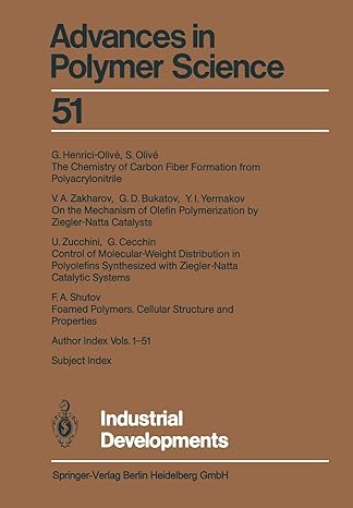 industrial developments 1st edition g. d. bukatov ,g. cecchin ,g. henrici-olive ,s. olive ,f. a. shutov ,y.