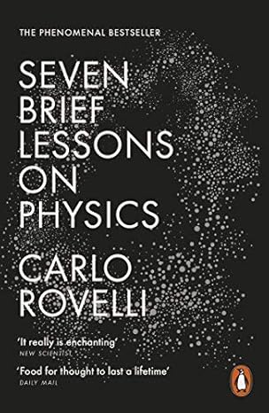 new seven brief lessons on physics 1st edition carlo rovelli b09vq26y5k