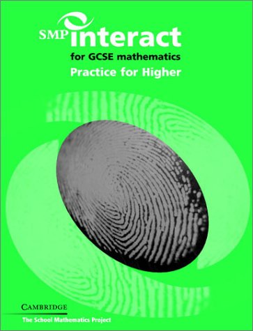 smp interact for gcse mathematics practice for higher  school mathematics project 0521890241, 9780521890243