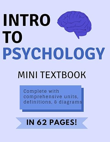 intro to psychology mini textbook 1st edition rk publishing 979-8353700272