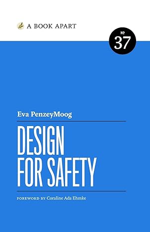 design for safety 1st edition eva penzeymoog 1952616093, 978-1952616099