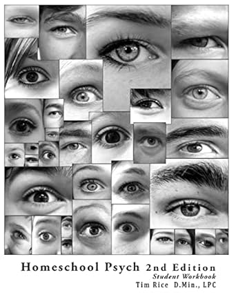 homeschool psych preparing christian homeschool students for psychology 101  quizzes and answer key 1st