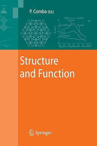 structure and function 2010th edition peter comba 9400791496, 978-9400791497