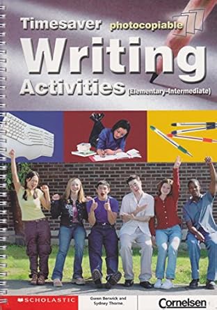 writing activities 1st edition gwen berwick ,sydney thorne 3464371840, 978-3464371848