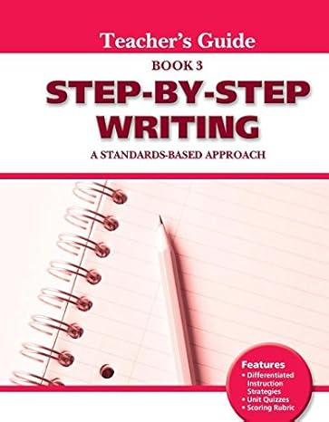 step by step writing book 3 tch edition linda london blanton 1424005051, 978-1424005055