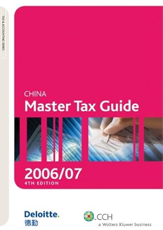 china master tax guide 2006th-2007th edition cch asia tax law editors 9814197386, 978-9814197380