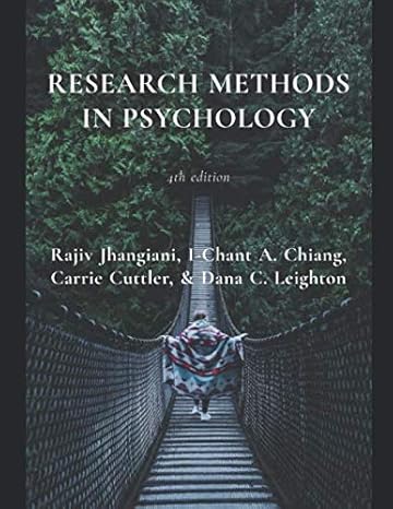 Research Methods In Psychology