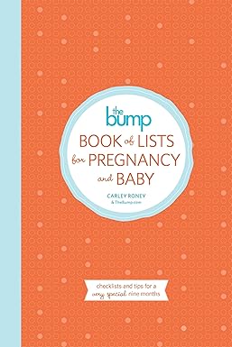 the bump book of lists for pregnancy and baby checklists and tips for a very special nine months  carley