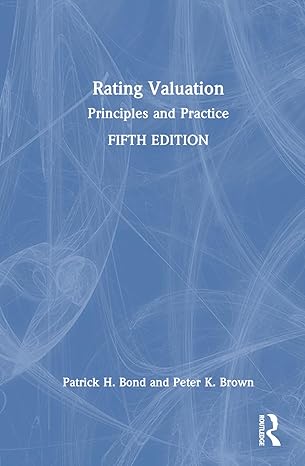 rating valuation 5th edition patrick h bond ,peter k brown 1032285524, 978-1032285528