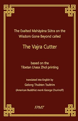 vajra cutter sutra english 1st edition shakyamuni buddha, fpmt, george churinoff 1717438636, 978-1717438638