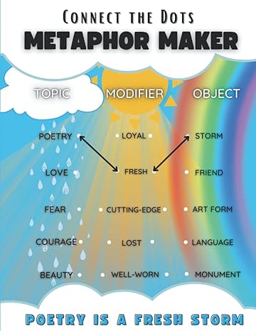 metaphor maker connect the dots poetry is a fresh storm 1st edition raundi moore kondo 979-8804931125