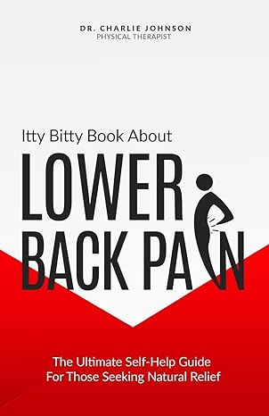 itty bitty book about lower back pain the ultimate self help guide for those seeking natural relief  dr