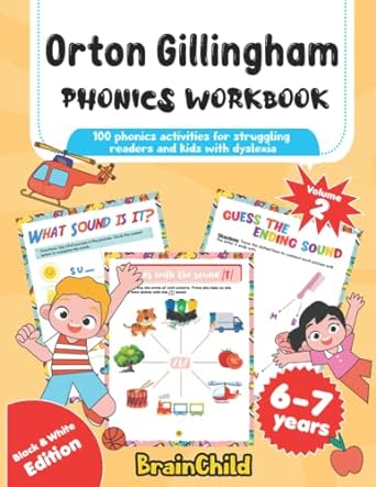 orton gillingham phonics workbook 100 phonics activities for struggling readers and kids with dyslexia volume