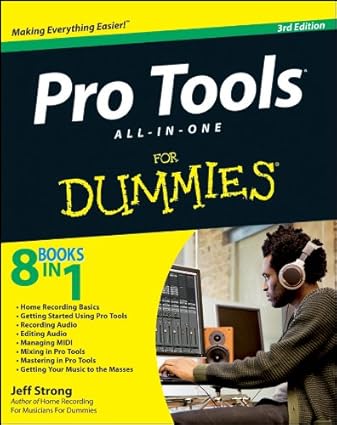 pro tools all in one for dummies 3rd edition jeff strong 111827783x, 978-1118277836