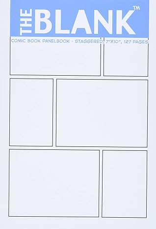 the blank comic book panelbook staggered 7 x10 127 pages 1st edition about comics 1936404397, 978-1936404391