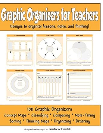 graphic organizers for teachers designs to organizer lessons notes and thinking 1st edition andrew frinkle