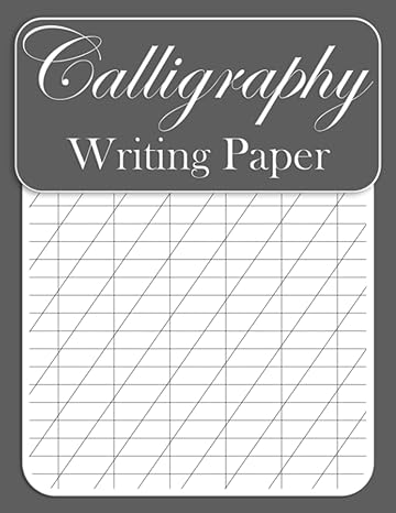 calligraphy paper learn to letter 110 lined pages for mastering modern calligraphy practice techniques and