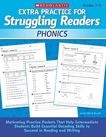 phonics grades 3 6 1st edition linda beech 0545124093, 978-0545124096