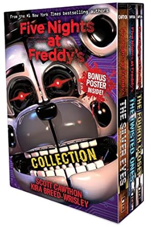 five nights at freddy s 3 book boxed set  scott cawthon, kira breed wrisley 1338323024, 978-1338323023