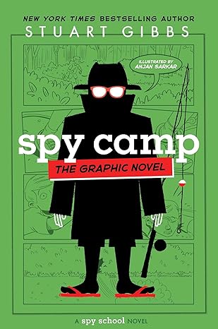 spy camp the graphic novel  stuart gibbs, anjan sarkar 1534499377, 978-1534499379